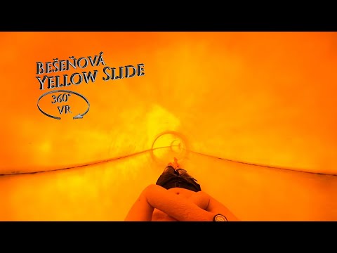 Bešeňová Yellow Waterslide 360° VR POV Onride