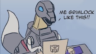 Grimlock Creates a Tumblr Account - Transformers (Comic Dub) *REUPLOAD*
