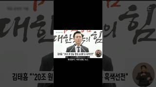 실체가 없는 20조!#행정통합 #충남 #대전