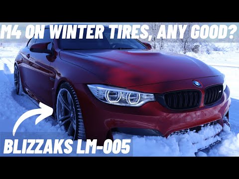 BMW M4 On Winter (Snow) Tires | Bridgestone Blizzaks LM-005
