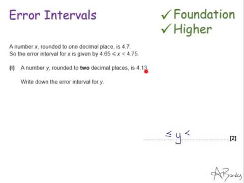 Error Intervals | Foundation and Higher GCSE | JaggersMaths