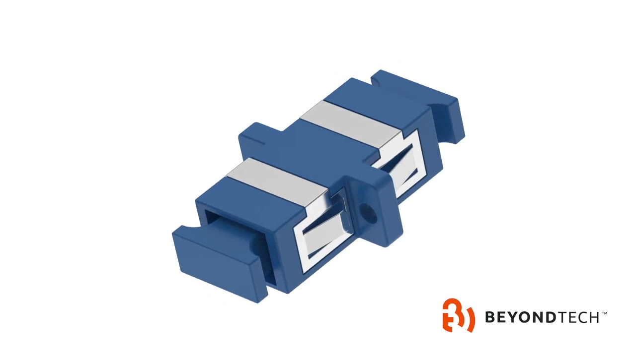 Fiber Optic Coupler: SC Simplex UPC Single Mode (5 Pack) - Beyondtech
