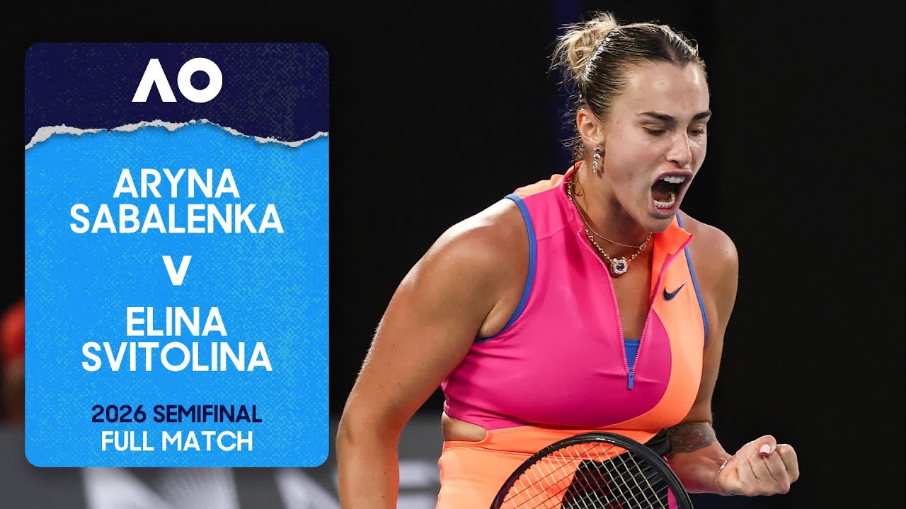 Sabalenka vs. Svitolina 2026 replay: How to watch the Australian Open semifinal legally