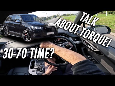 2017 AUDI SQ7 DRIVING POV/REVIEW // IT DOES WHAT?!