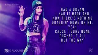 Sasha Banks New Official WWE Theme Song - &quot;Sky&#39;s the Limit&quot; (Remix) with download link and lyrics