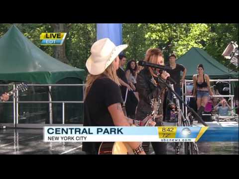 Miley Cyrus - Good Morning America - Every Rose Has Its Thorn