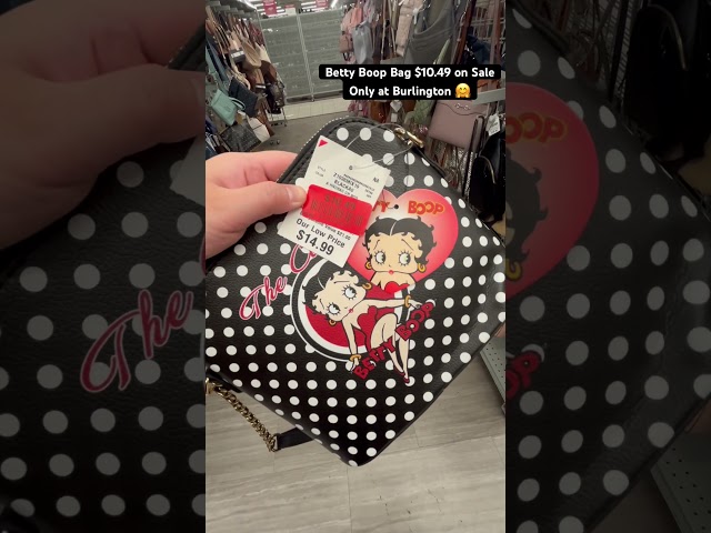 Vídeo relacionado con Betty Boop Varsity-Bolso Bowling Fashion, Burdeos, 22 x 16 cm