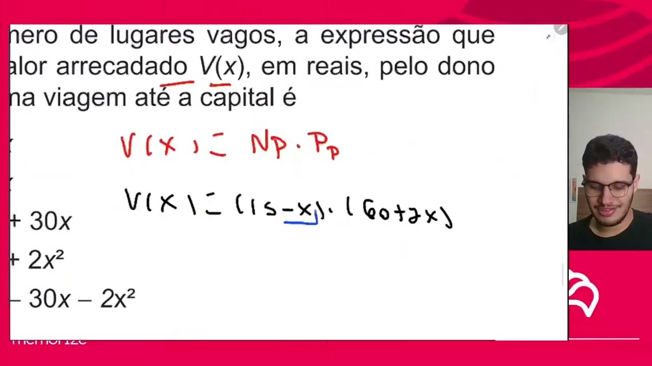 Resolução em Vídeo — Questão 165 ENEM 2015 PPL