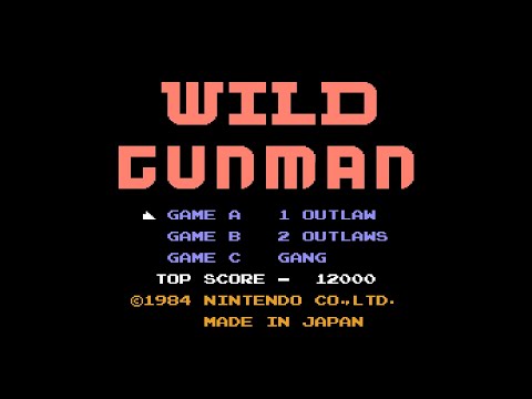 Wild Gunman - (NES) - Gameplay
