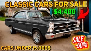 20 Magnificent Classic Cars Under $15,000 Available on Craigslist Marketplace! Perfect Cheap Cars!