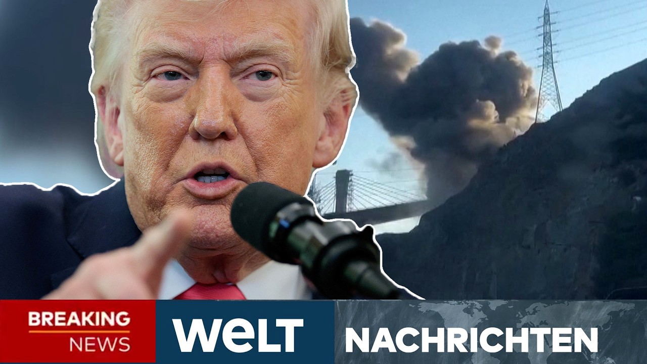 IRAN: Neuer Angriff der USA! Brisanter Treffer! Trump droht Teheran massiv im Krieg | WELT LIVE