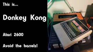 This is Donkey Kong for the Atari 2600