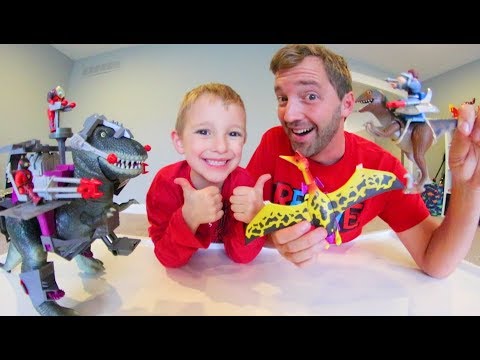 Father & Son GET MOST EPIC TOYS EVER! / Dino Riders