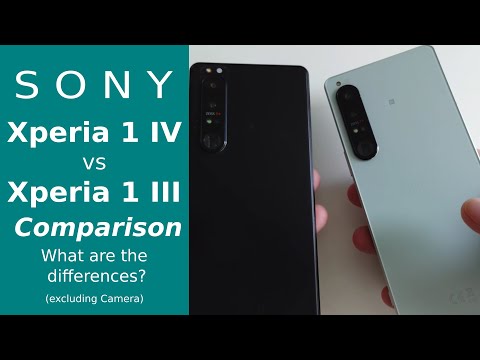 Xperia 1 III vs Xperia 1 IV - Comparison