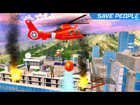 HFPS: Helicopter Flight Pilot Simulator - Car Plane and Heli Drive Sim 2021 - Android Gameplay