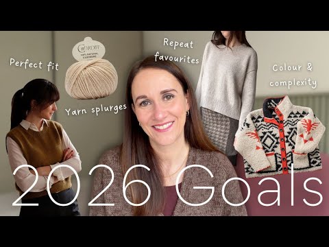 2026 Knitting Goals + pattern inspiration // Goodknits Knitting Podcast