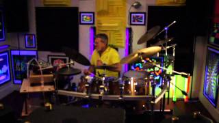 Waterhouse Phillip Selway coming up for air w/brad rothman on drums