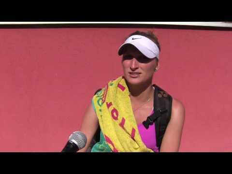 Markéta Vondroušová po výhře ve čtvrtfinále na EMPIRE Slovak Open 2017