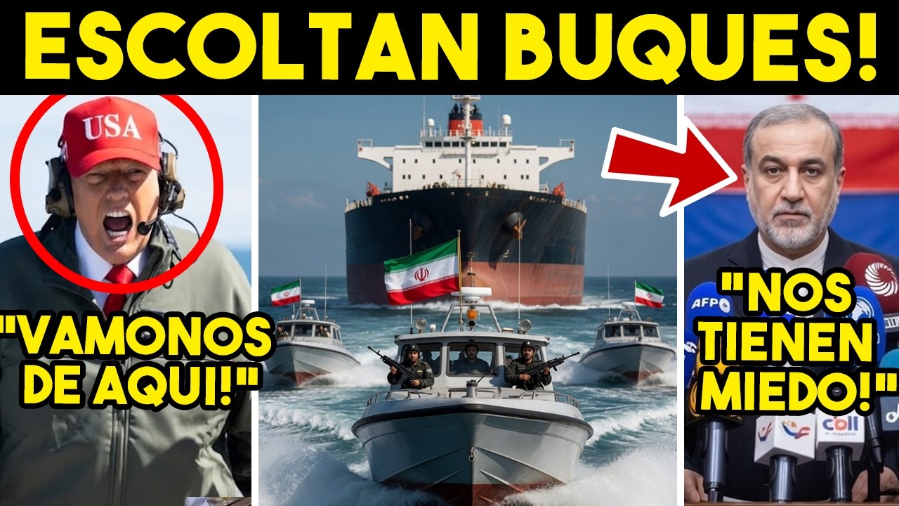 SORPRENDIO A TODOS! IRAN R3T4 A MARINA EU, BLOQUEO EN JAQUE. TRUMP BUSCA SALIDA, CRECE PLEITO. HOY