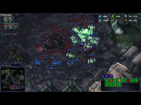 StarCraft 2 Florencio (P) vs Zerg - Late Game vs Bugs