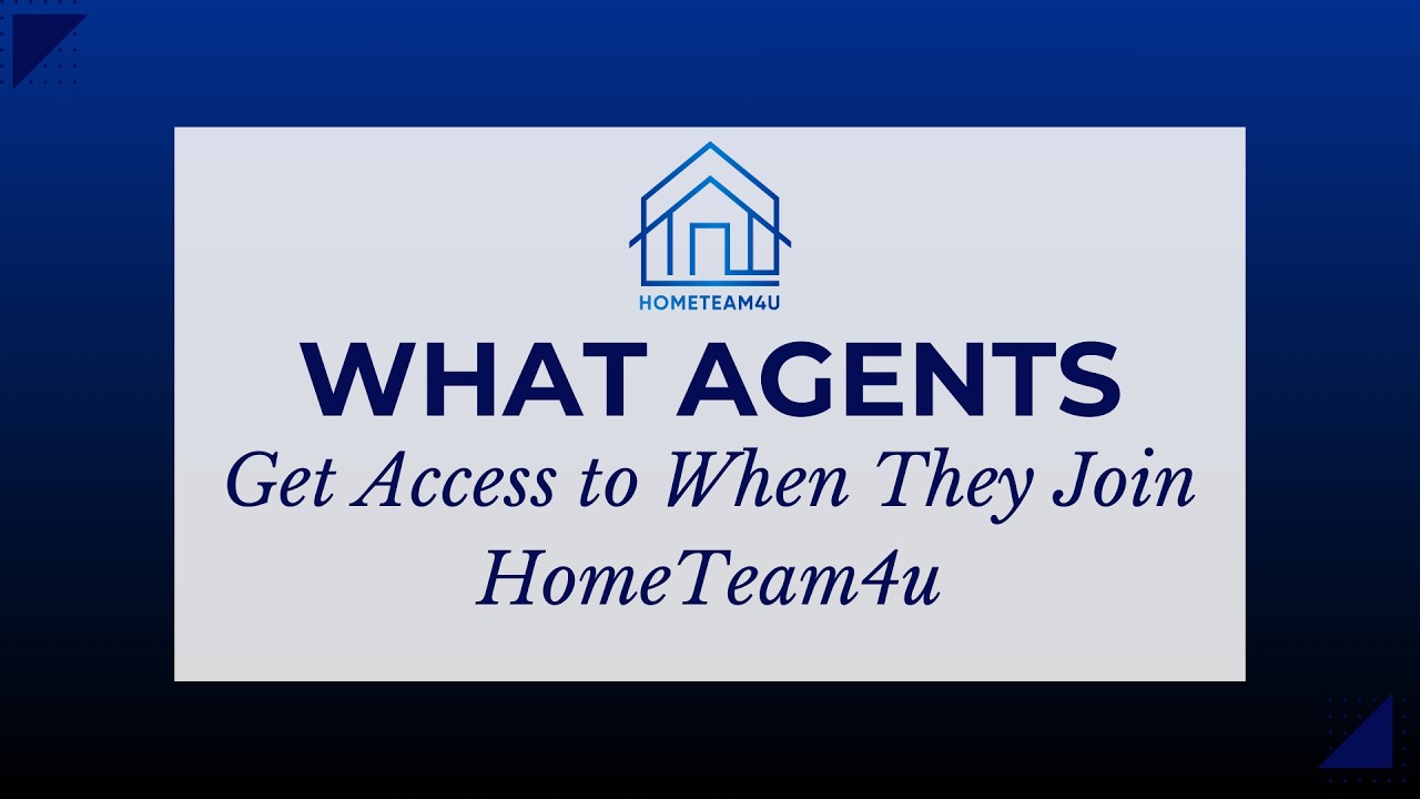 What Agents Get at HomeTeam4u