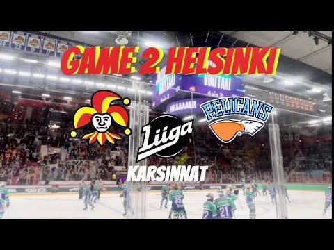 Jokerit vs Pelicans - Liiga karsinnat Game 2 @ Nordis Helsinki 10.4.25. Koostevideo. Eteläpääty