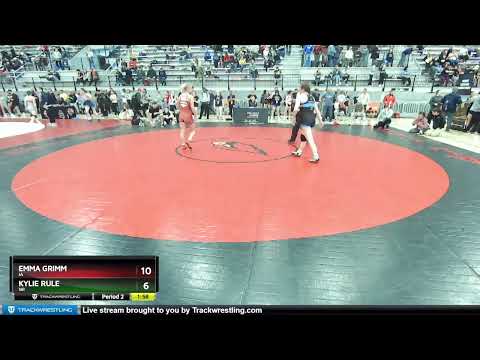 59 Lbs Champ. Round 2 - Emma Grimm, IA Vs Kylie Rule, WI F02f