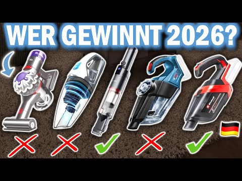 Die besten HANDSTAUBSAUGER 2026 | Top 5 Akku-Handstaubsauger im Vergleich
