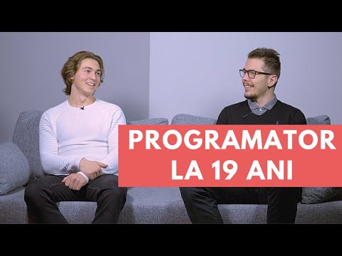 Cadru din interviul cu un cursant WellCode angajat la 19 ani