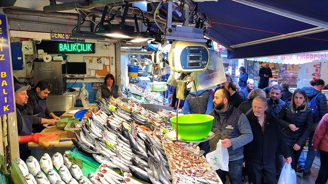 Fish Market in Kadıköy - Istanbul