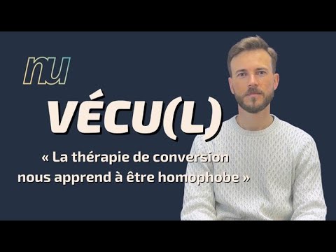Vécu(l) : "La thérapie de conversion nous apprend à être homophobe"