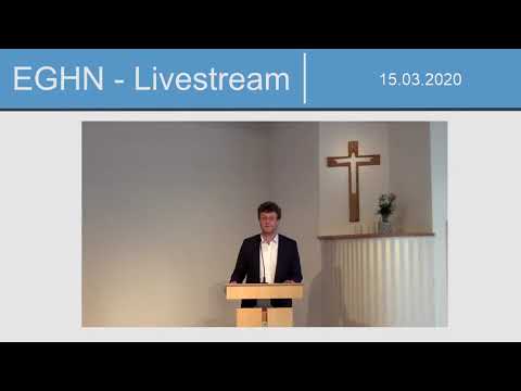 Predigt vom 15.03.2020 - Unsere Sorgen und Gottes Entschluss (Lukas 12, 22-32)