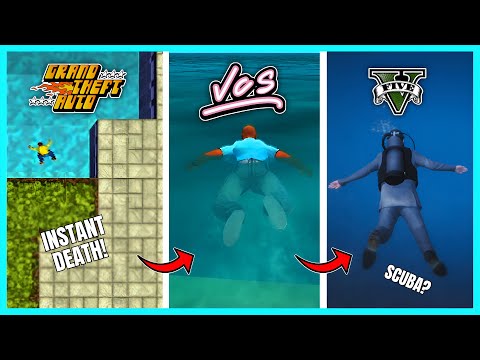 Evolution of SWIMMING in GTA Games (1997-2024)