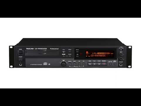 TASCAM Announces the CD-RW900SX CD Recorder/Player