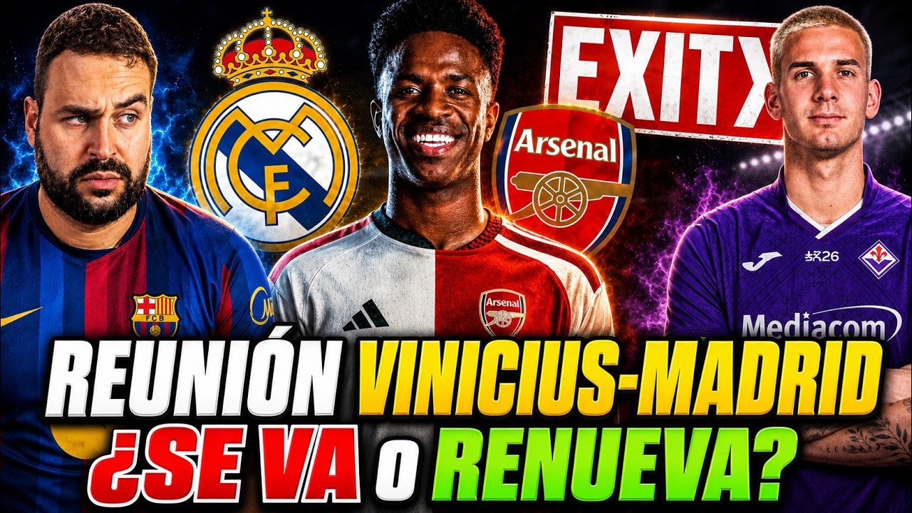 🚨¡DESVELADA! REUNIÓN VINICIUS-MADRID ¿Se VA o RENUEVA? Los DETALLES - MASTANTUONO CEDIDO