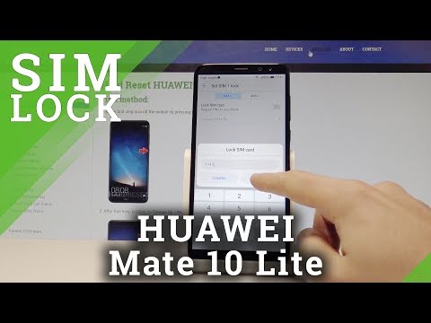 How to Set Up SIM Lock in HUAWEI Mate 10 Lite |HardReset.Info