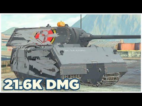 MAUS • 21.6K DMG • 7 KILLS • Uprising Mode WoT Blitz