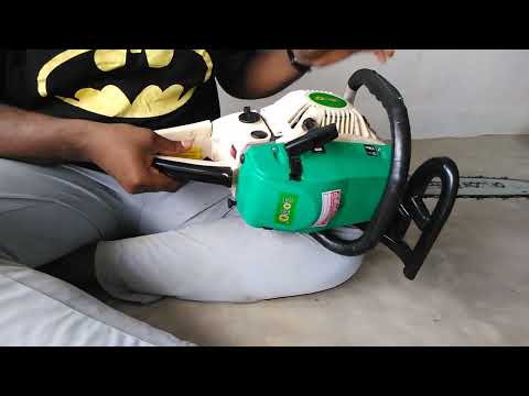 How to use tree cutting machine? live demo for tree cutting ...