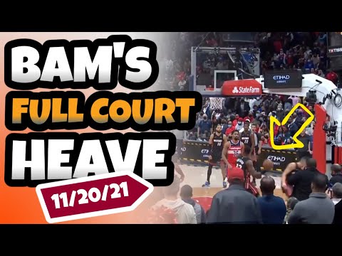 Bam Adebayo Almost Sends The Game Into OT With This Full Court Heave!