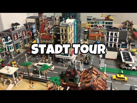 Bau einer Lego Stadt Teil 26 - Großer Stadt Rundgang - 1000 Abo Special