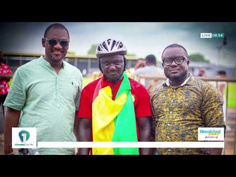 Joseph Tiekan On His 755KM Ride Against Bad Roads & Drug Abuse |Breakfast Daily Weekend