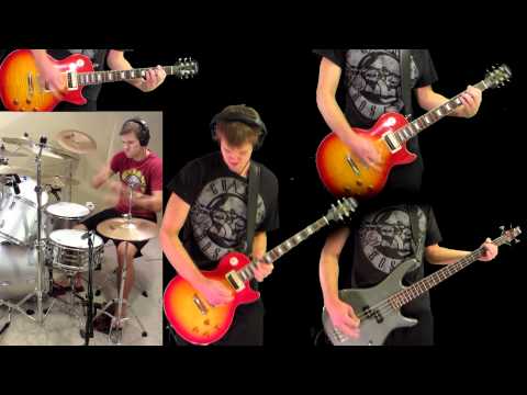 You Could Be Mine Guns N' Roses Guitar Bass Drum Cover