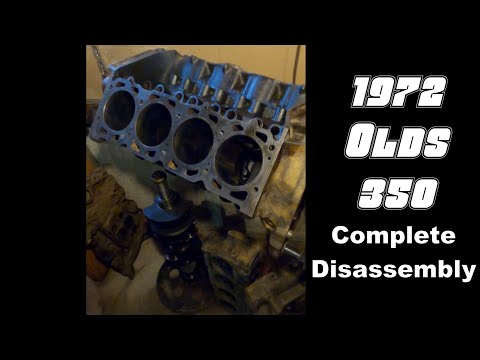 1972 Oldsmobile 350 Complete Disassembly part 2