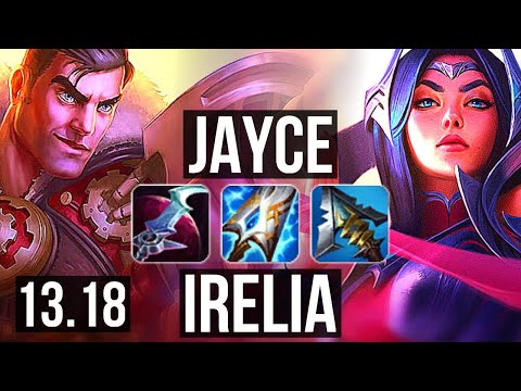 JAYCE vs IRELIA (TOP) | Rank 4 Jayce, 7/1/8, Godlike, Rank 28 | NA Challenger | 13.18