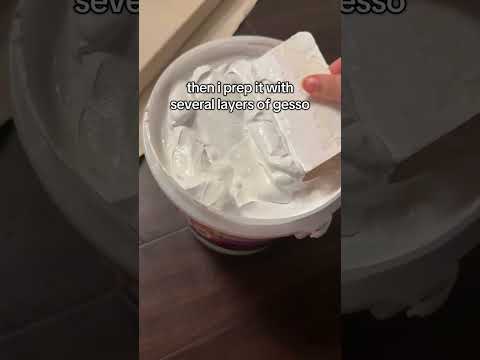 how to stretch a canvas for painting! #art #painting