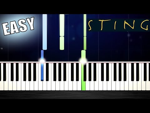 Sting - Shape Of My Heart - EASY Piano Tutorial by PlutaX