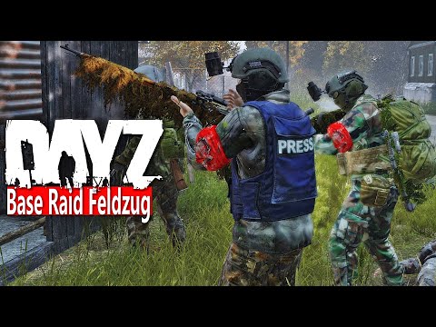 Der KLEINE BASE RAID FELDZUG mit GRANATEN - SQUAD VERNICHTUNG im MILITÄR-GEBIET - DAYZ