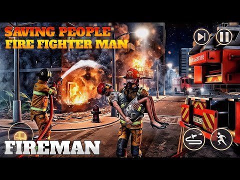 Saving people I'm fireman rescue simulator gameplay (Android, iOS) Part1
