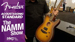 Video thumbnail for All the Same Technology, Just More Affordable! - The Fender Acoustasonic Standard Series - NAMM 2025 by PMTVUK