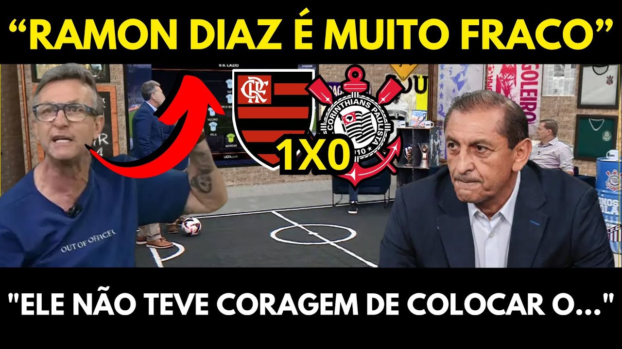 RAMÓN DIAZ É UM TECNICO MUITO FRACO!!! DURAMENTE CRITÍCCADO PELA DERROTA NO MARACANÃ